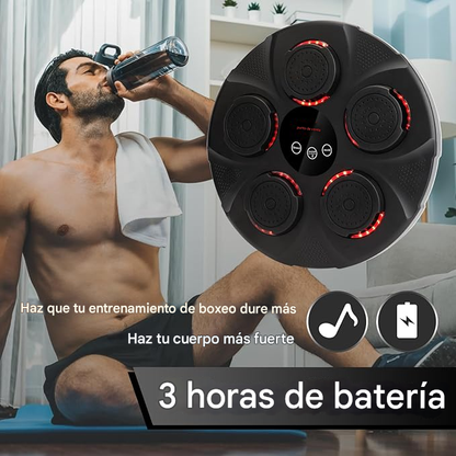 MÁQUINA DE BOXEO MUSICAL BLUETOOTH + GUANTES GRATIS